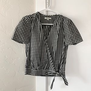 Madewell Gingham Top - XS